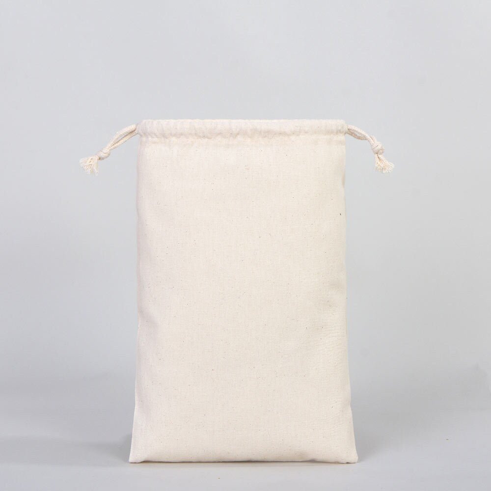 Cotton Drawstring Pouch 8"x12" | Natural Favor & Gift Bag | Pamusan