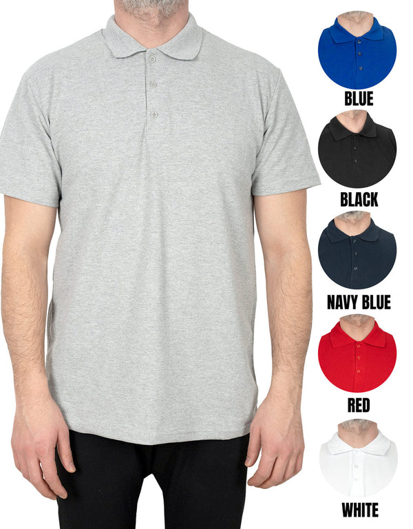 Wholesale Polo Collar T-Shirt Gray Color - Pamusan.com