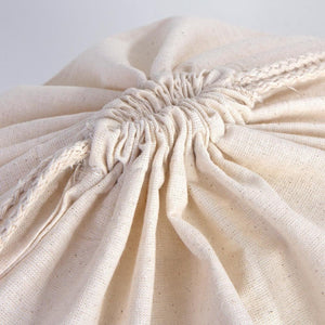 Wholesale Pouch Bags 16"W x 20"H ( 40 cm x 50 cm ) Eco Friendly Organic Cotton Double Drawstring Pouch Bags Great For Packaging - Muslin bags, Bulk Cotton Pouch - Pamusan.com