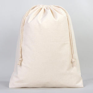 Wholesale Pouch Bags 16"W x 20"H ( 40 cm x 50 cm ) Eco Friendly Organic Cotton Double Drawstring Pouch Bags Great For Packaging - Muslin bags, Bulk Cotton Pouch - Pamusan.com