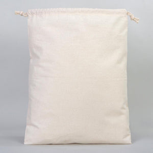 Wholesale Pouch Bags 16"W x 20"H ( 40 cm x 50 cm ) Eco Friendly Organic Cotton Double Drawstring Pouch Bags Great For Packaging - Muslin bags, Bulk Cotton Pouch - Pamusan.com